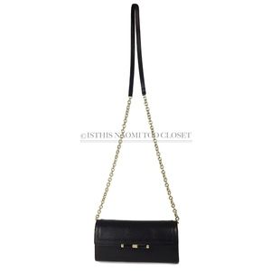 Diane Von Furstenberg Leather Envelope ChainClutch